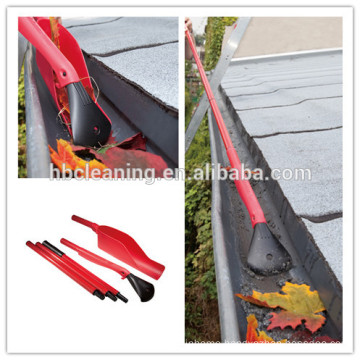 easy reach gutter cleaning kit, leaf grabber with 3 section handles